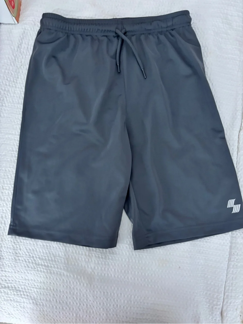 The Children's Place Gray and Red Athletic Shorts Duo